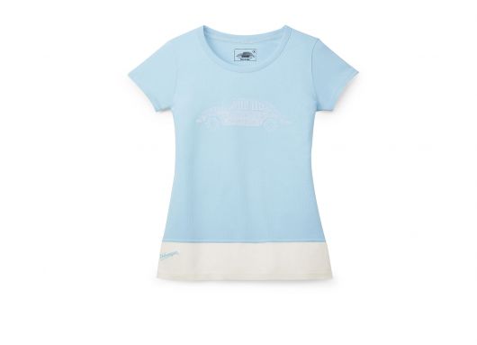 T-shirt VOLKSWAGEN Coccinelle bleu femme